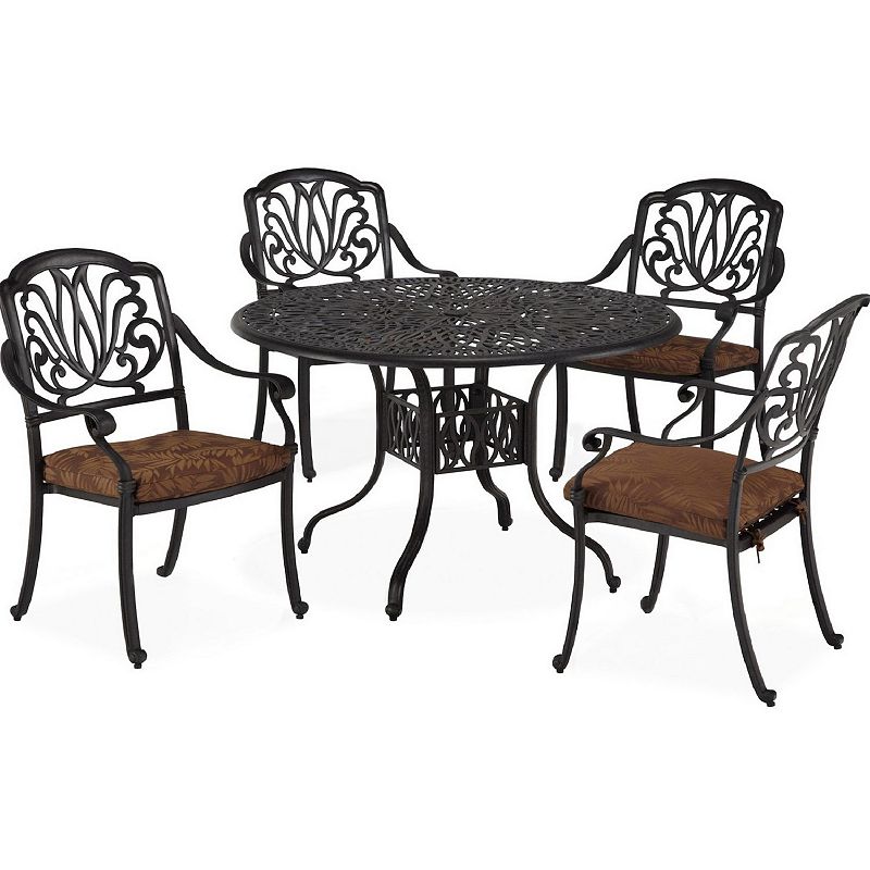 homestyles Patio Dining Table & Chair 5-piece Set, Grey