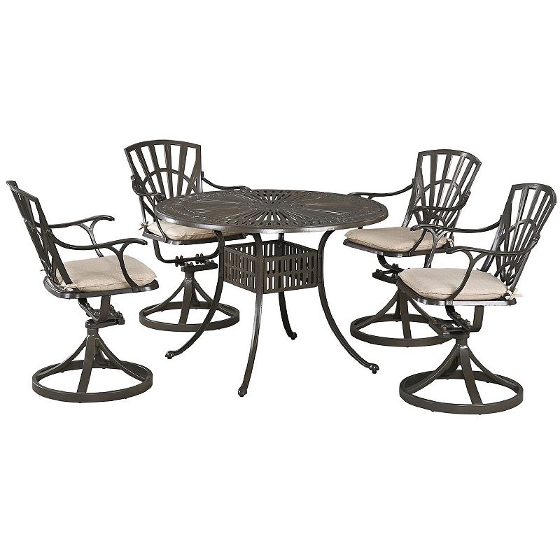 77098692 homestyles Patio Round Dining Table & Chairs 5-pie sku 77098692