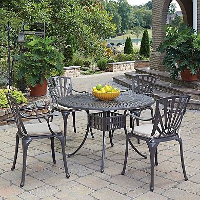 homestyles Weather Resistant Dining Table & Chair 5-piece Set