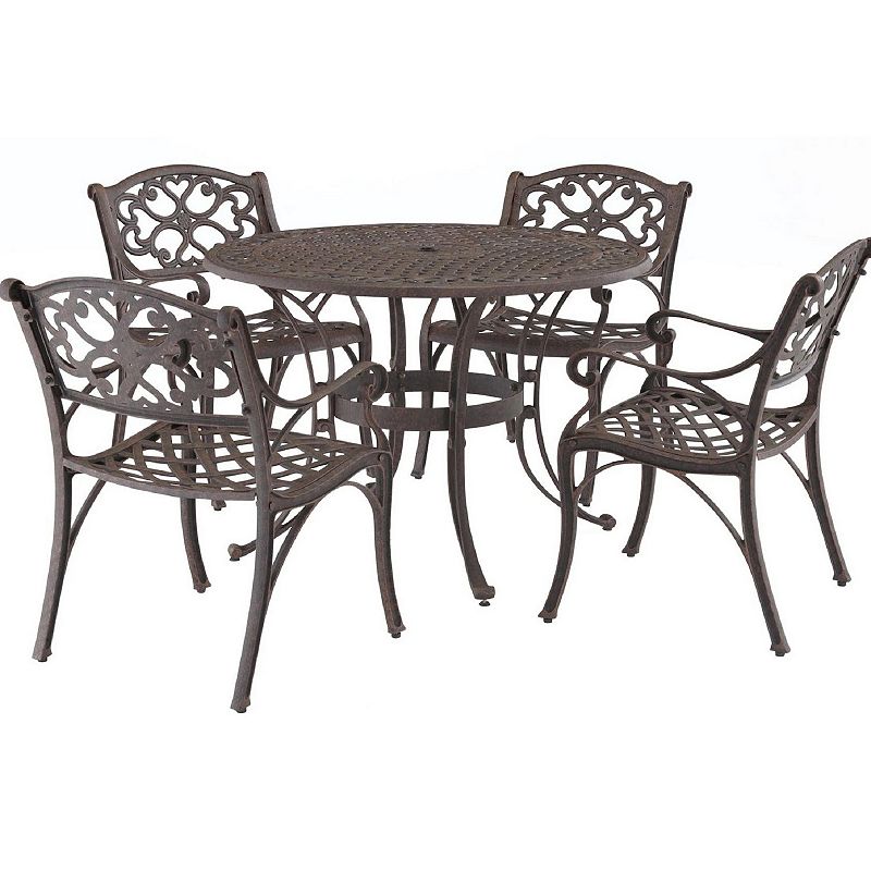 21111624 homestyles Dining Table & Chair Patio 5-piece Set, sku 21111624