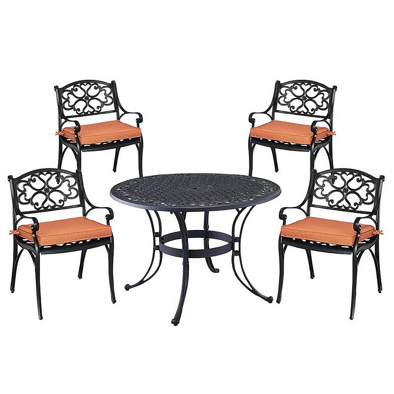 34168943 homestyles Round Dining Table & Chairs Patio 5-pie sku 34168943