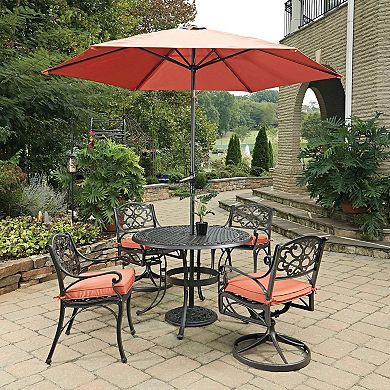 homestyles Weather Resistant Patio Chair & Dining Table 6-piece Set