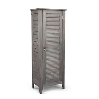 homestyles Water Resistant Tall Patio Storage Cabinet