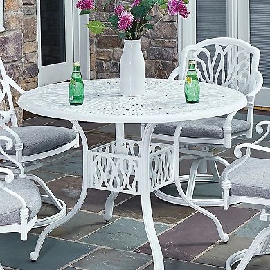 homestyles Patio Cast Aluminum Dining Table