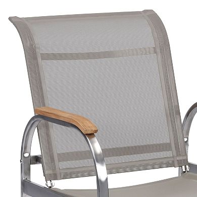 homestyles Weather Resistant Sling Patio Arm Chair