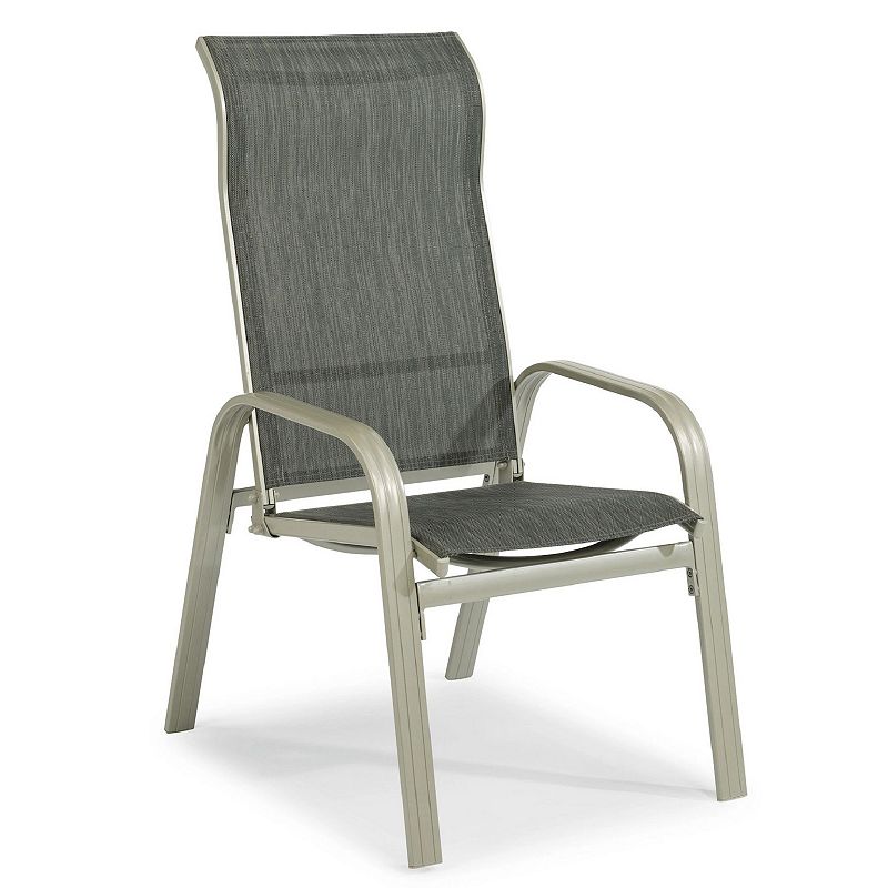 homestyles Contoured Sling Patio Chair, Grey