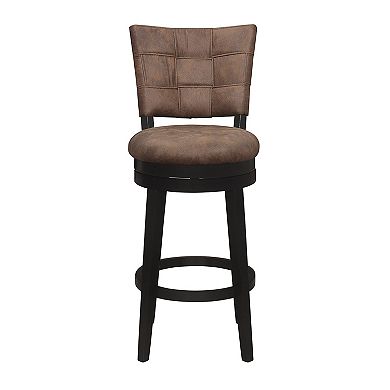 Hillsdale Furniture Kaede Faux Leather Swivel Bar Stool