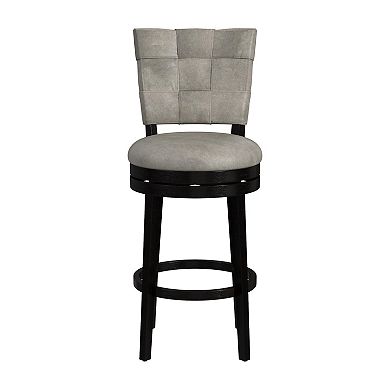 Hillsdale Furniture Kaede Faux Leather Swivel Bar Stool