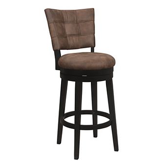 Hillsdale Furniture Kaede Faux Leather Swivel Bar Stool