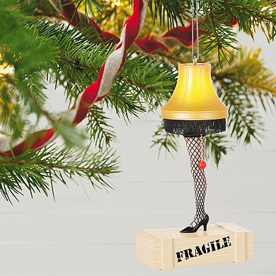 A Christmas Story It's Glorious! Leg Lamp 2022 Hallmark Keepsake Christmas Ornament With Light