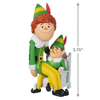 Elf Papa Elf and Buddy the Elf 2022 Hallmark Keepsake Christmas Ornament