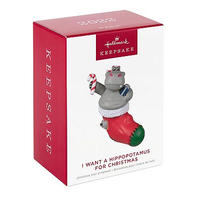I Want a Hippopotamus for Christmas Musical Hallmark Keepsake Christmas Ornament
