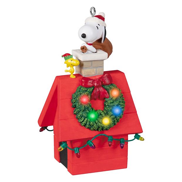 Snoopy House Christmas Ornament - Houston Astros - Pullama