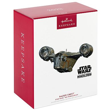 Star Wars: The Mandalorian Razor Crest Musical 2022 Hallmark Keepsake Christmas Ornament