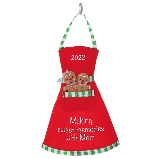 Memories With Mom Baking Apron Fabric 2022 Hallmark Keepsake