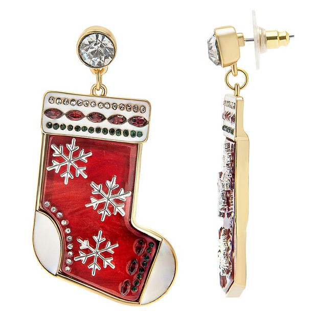 Christmas earrings clearance kohls