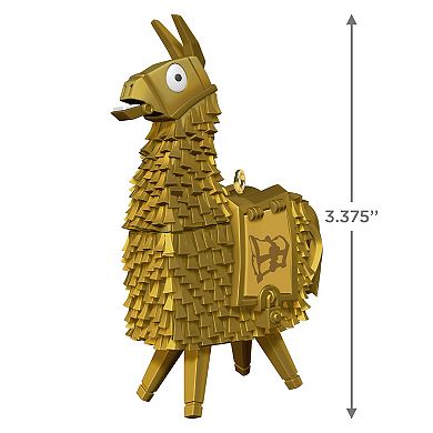 Fortnite Golden Loot Llama 2022 Hallmark Keepsake Christmas Ornament