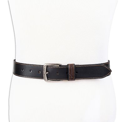 Men's Columbia Handcrafted Casual Leather Belt, Regular and Big & Tall Sizes