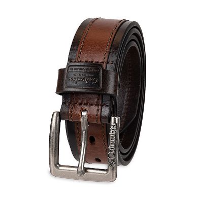 Men's Columbia Fully Adjustable Casual Leather Belt, Regular and Big & Tall