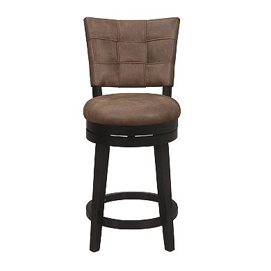 Hillsdale Furniture Kaede Faux Leather Swivel Counter Stool