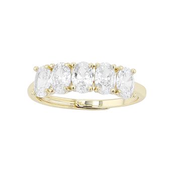 City Luxe 5-Stone Birthstone Crystal Ring