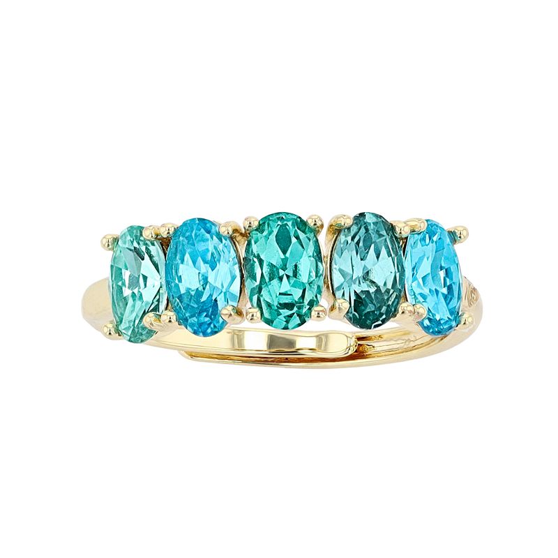 70398111 City Luxe 5-Stone Birthstone Crystal Ring, Womens, sku 70398111