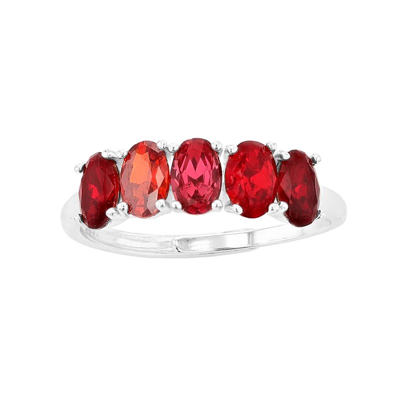 73545537 City Luxe 5-Stone Birthstone Crystal Ring, Womens, sku 73545537