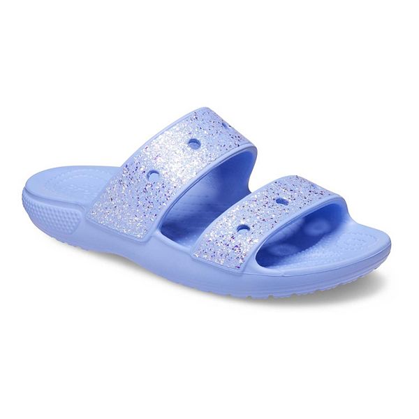 Crocs Classic Girls' Glitter Slide Sandals