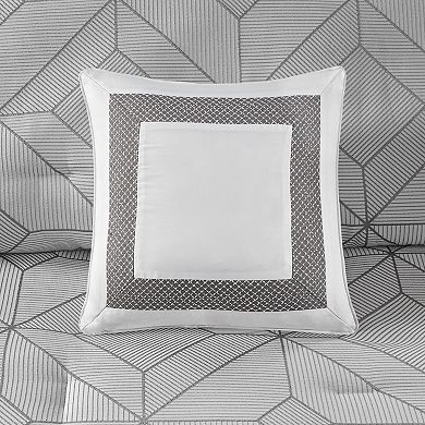 Madison Park Tatum Jacquard Comforter Set with Bedskirt & Decorative Pillows