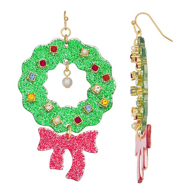 Kohls shop christmas earrings