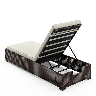 homestyles Palm Springs Outdoor Chaise Lounge
