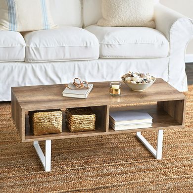 Household Essentials 2-Compartment Coffee Table