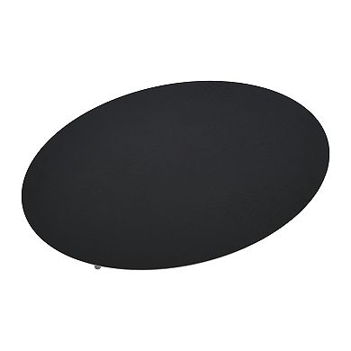 Household Essentials 2-Tier Oval Coffee Table