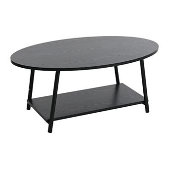 Household Essentials 2 tier Oval Coffee Table