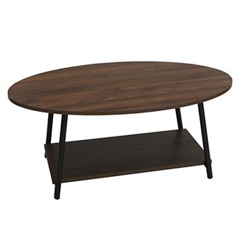 Household Essentials 2 tier Oval Coffee Table