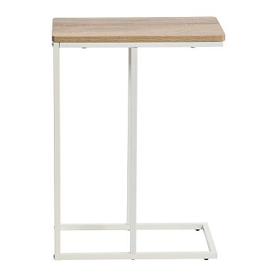 Household Essentials Modern C-Shaped Side Table