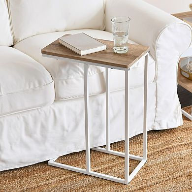 Household Essentials Modern C-Shaped Side Table