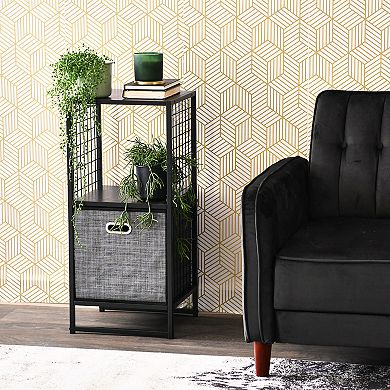 Household Essentials Wire Mesh 2-Cube Storage Unit