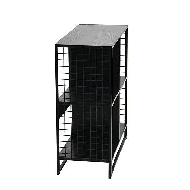 Household Essentials Wire 4-Cube Storage Cabinet