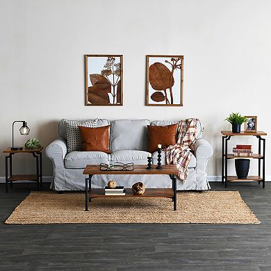 Household Essentials Mid-Century Modern Coffee Table