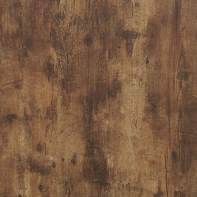 Household Essentials 3-Shelf Mid-Century Modern Bookcase Floor Decor