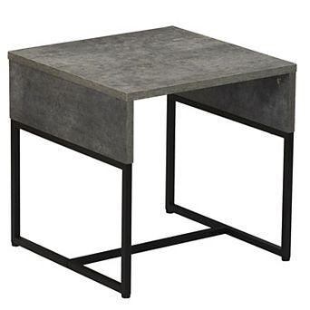 Household Essentials Modern Square End Table