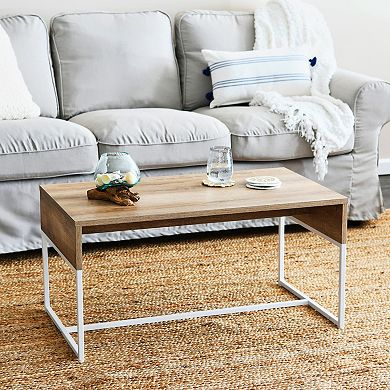Household Essentials Modern Rectangular Coffee Table