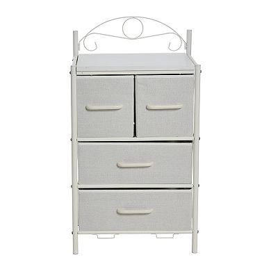 Household Essentials 4-Drawer Storage Cabinet