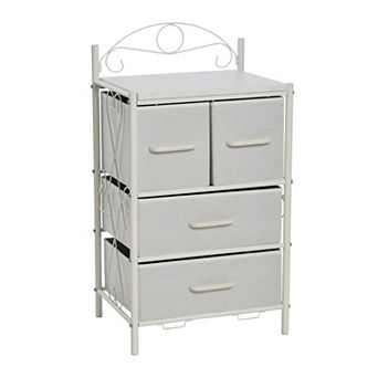 Household Essentials 4-Drawer Storage Cabinet