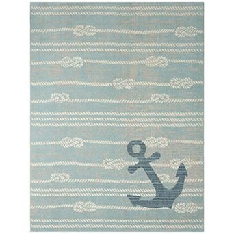 Home Dynamix Marine Anchor Coastal Anchor Indoor Outdoor Area Rug