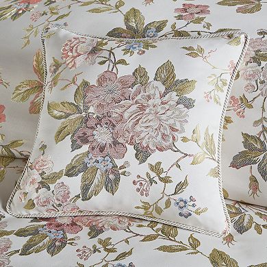 Madison Park Signature Carolyn Oversized & Overfilled Floral Jacquard Comforter Set with Decorative Pillows
