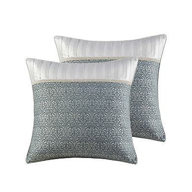 Madison Park Signature Adelphia Oversized & Overfilled Jacquard Comforter Set with Decorative Pillows