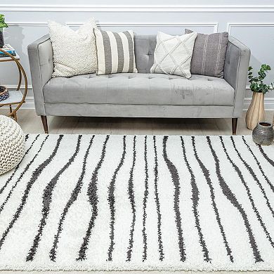 Rugs America Cyprus Modern Stripe Daydream Area Rug