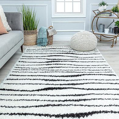 Rugs America Cyprus Modern Stripe Daydream Area Rug